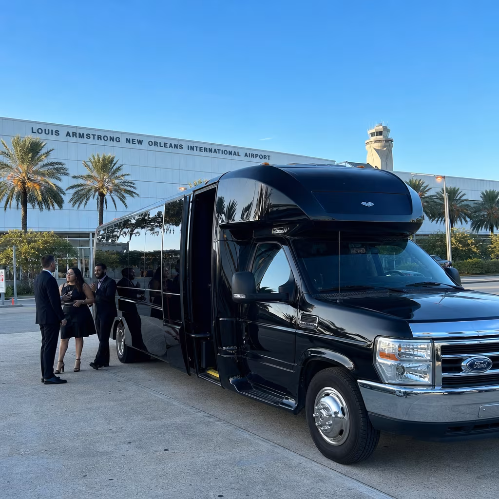 Rent a Bus to Louis Armstrong New Orleans International Airport
