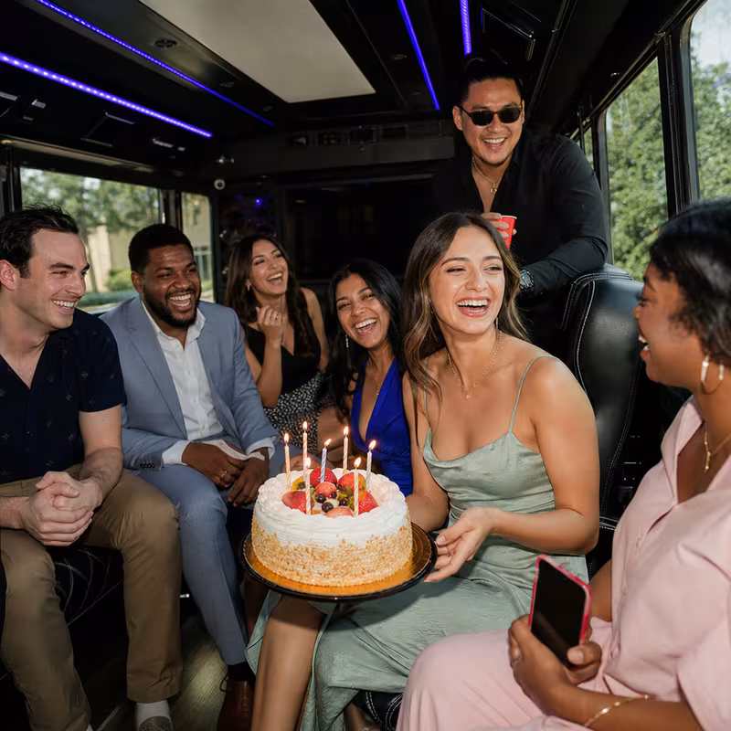 New Orleans Birthday Transportation fleet vehicle