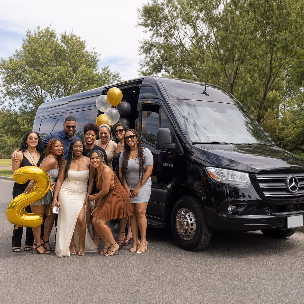 Birthday party bus