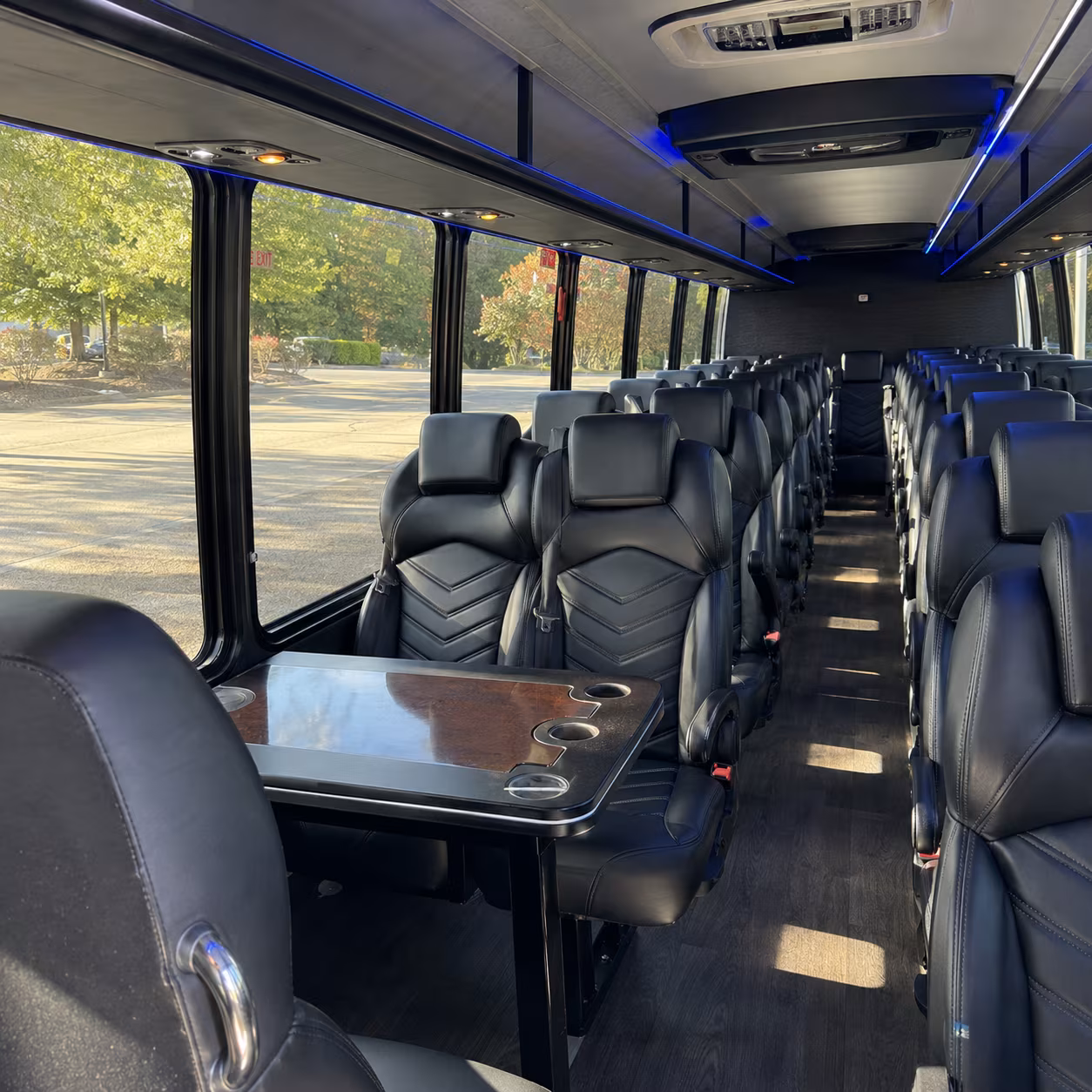 New Orleans Airport Shuttle & Transportation onboard seating