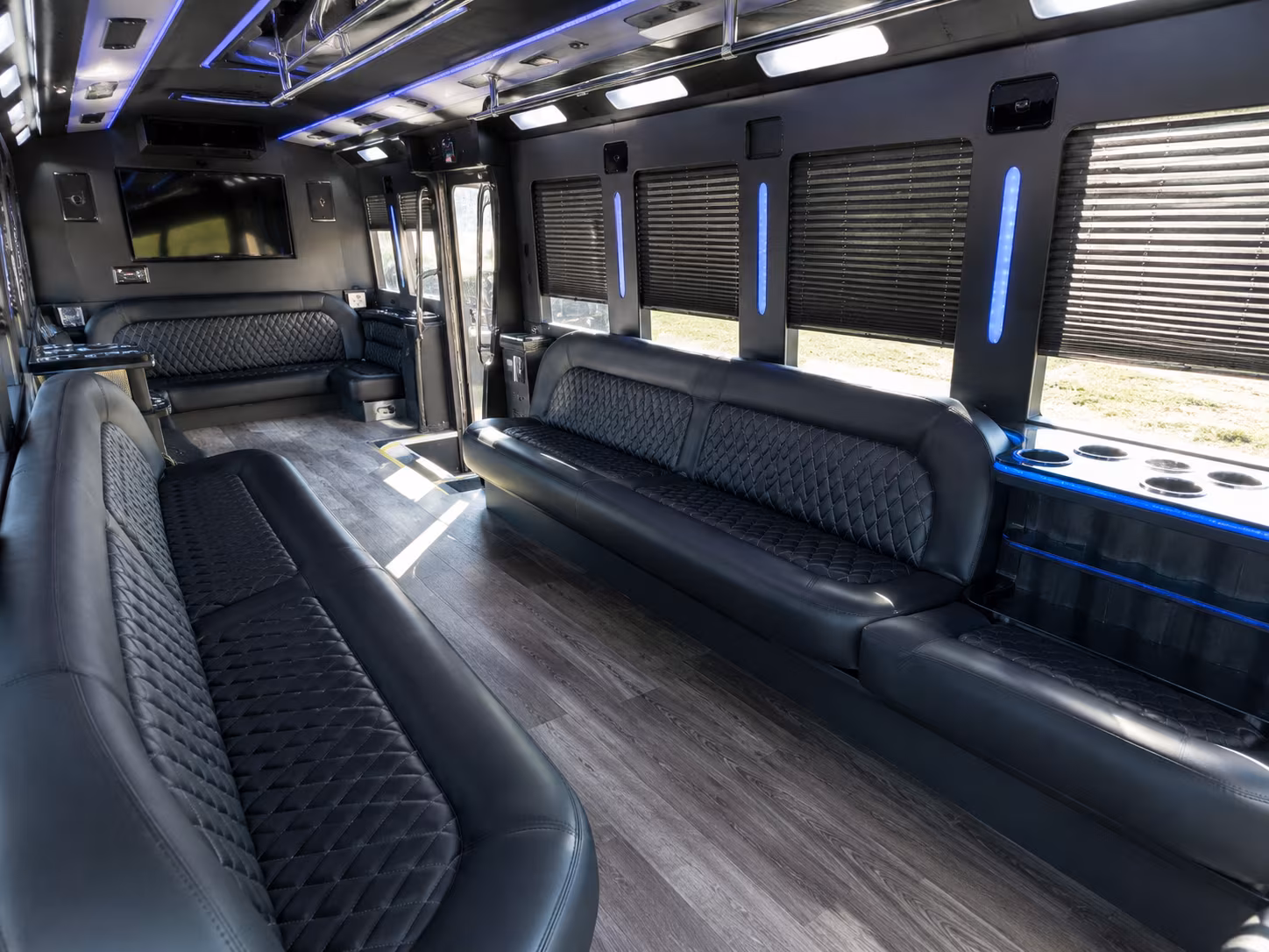 New Orleans Bachelor & Bachelorette Transportation party bus exterior