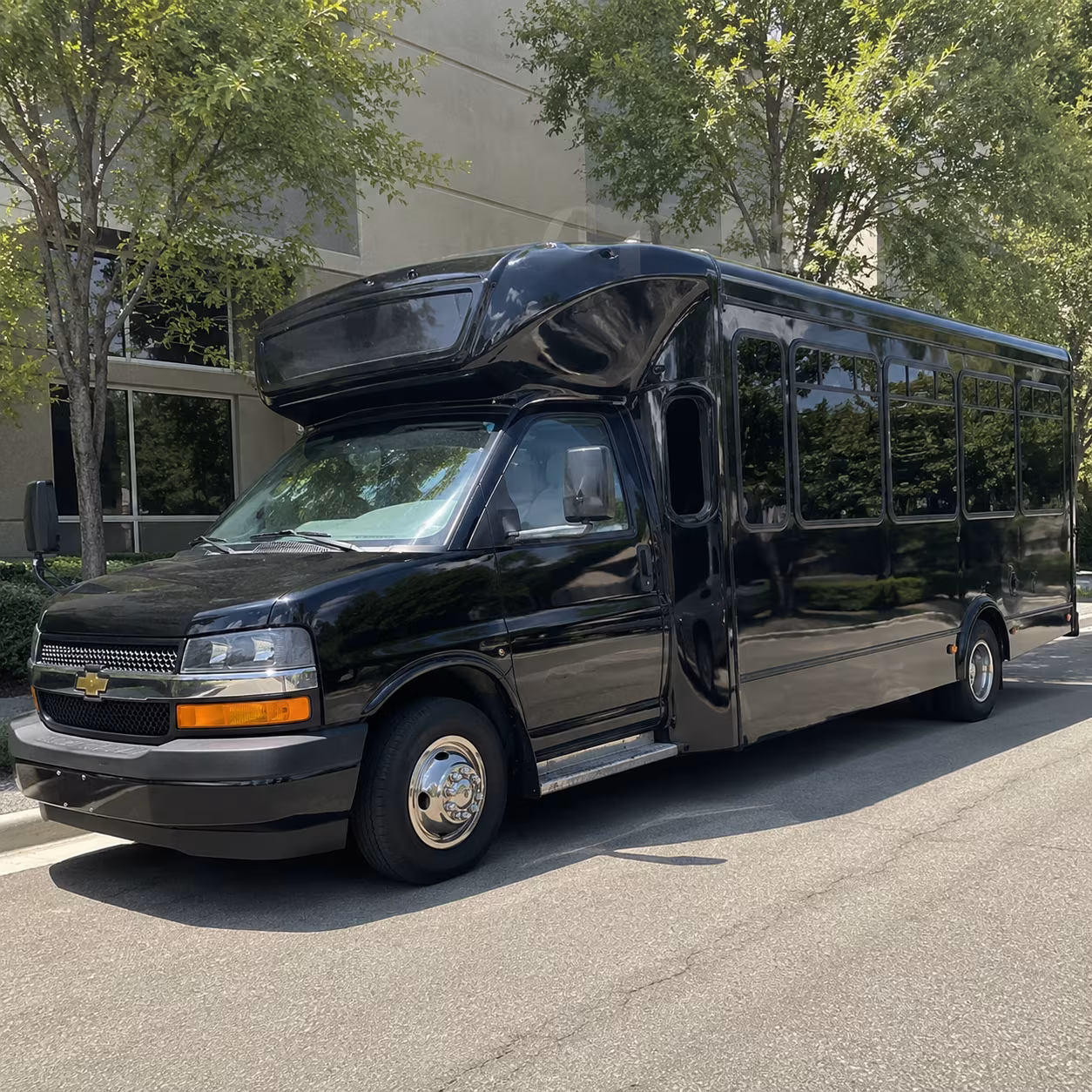New Orleans Bachelor & Bachelorette Transportation party bus exterior
