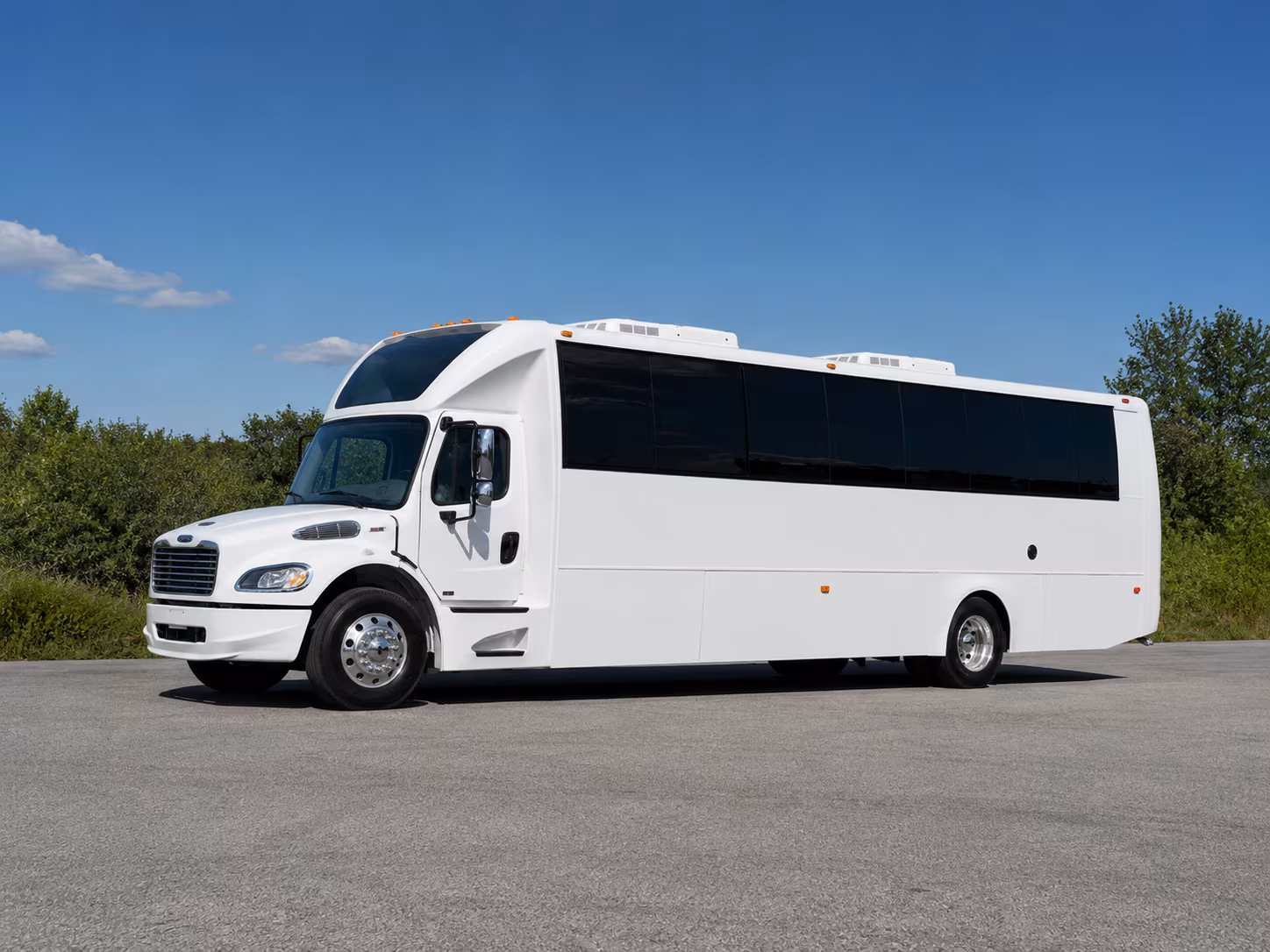 New Orleans Concert & Music Festival Transportation party bus exterior