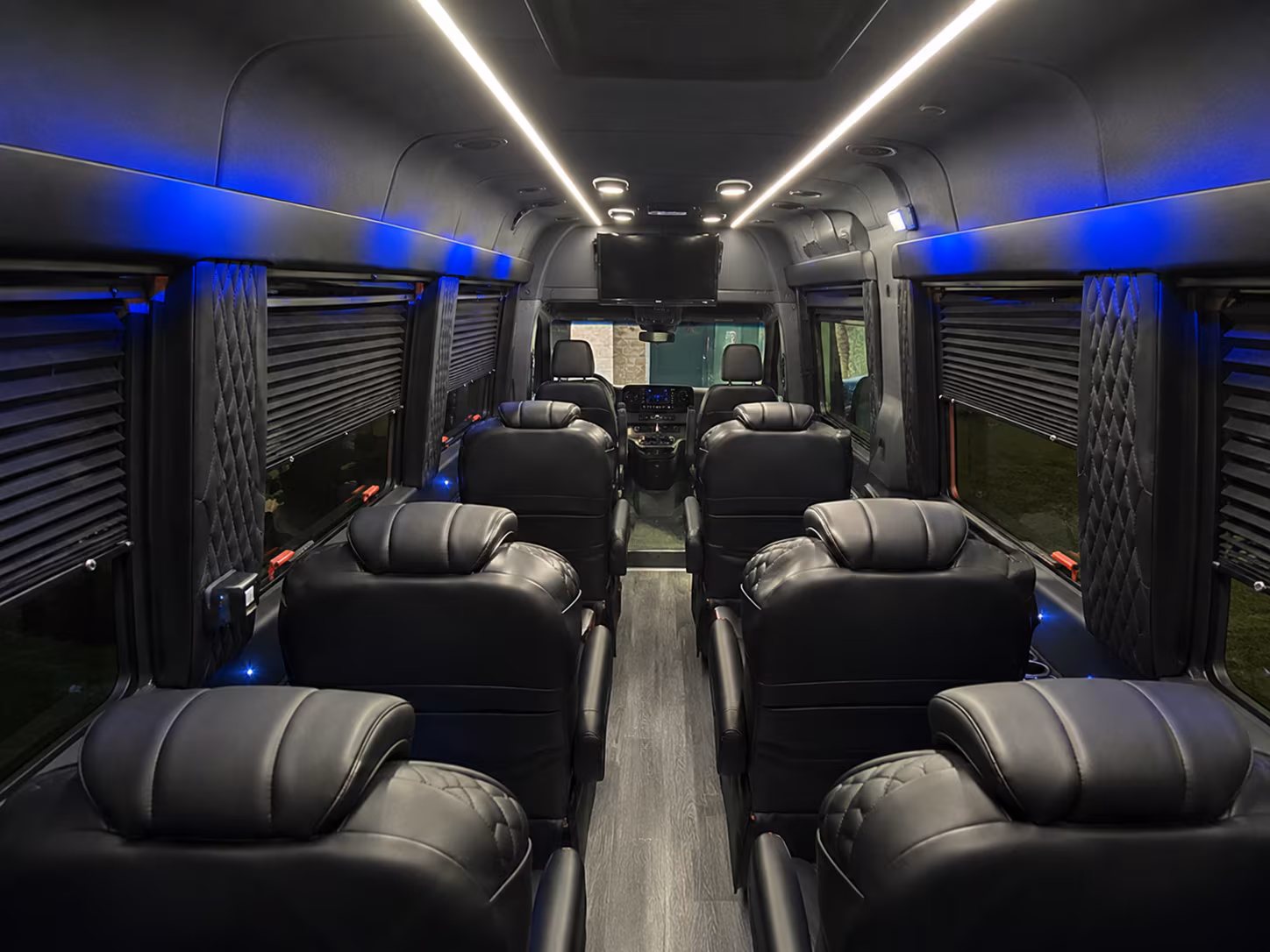 New Orleans Corporate Transportation party bus exterior