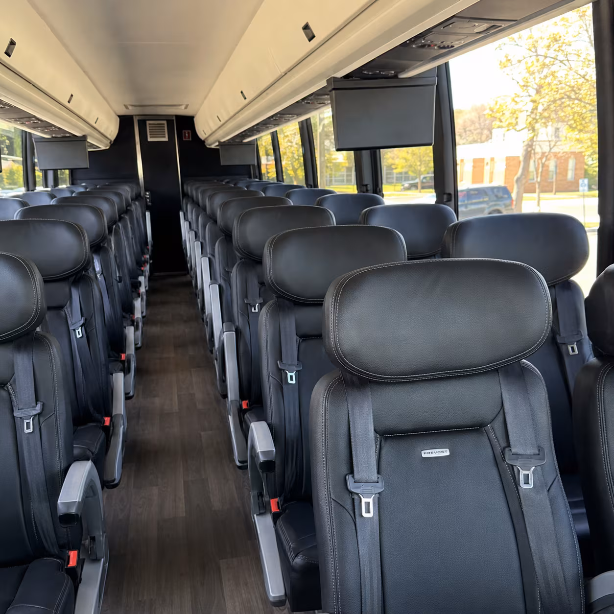 New Orleans Corporate Transportation party bus interior