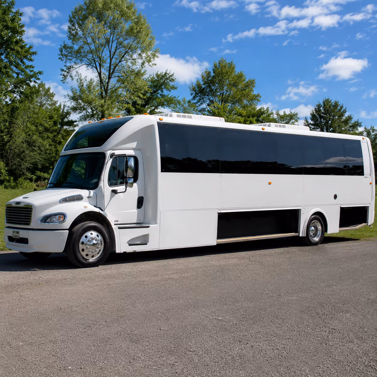 New Orleans Private Event Transportation party bus exterior