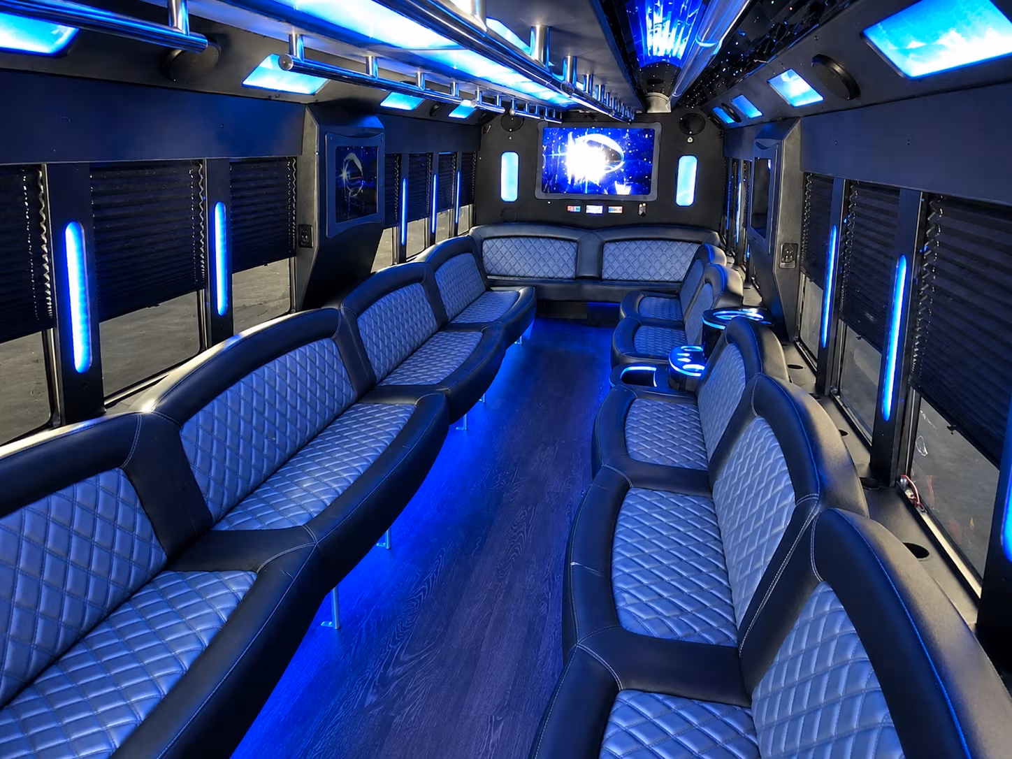 New Orleans Private Event Transportation party bus exterior
