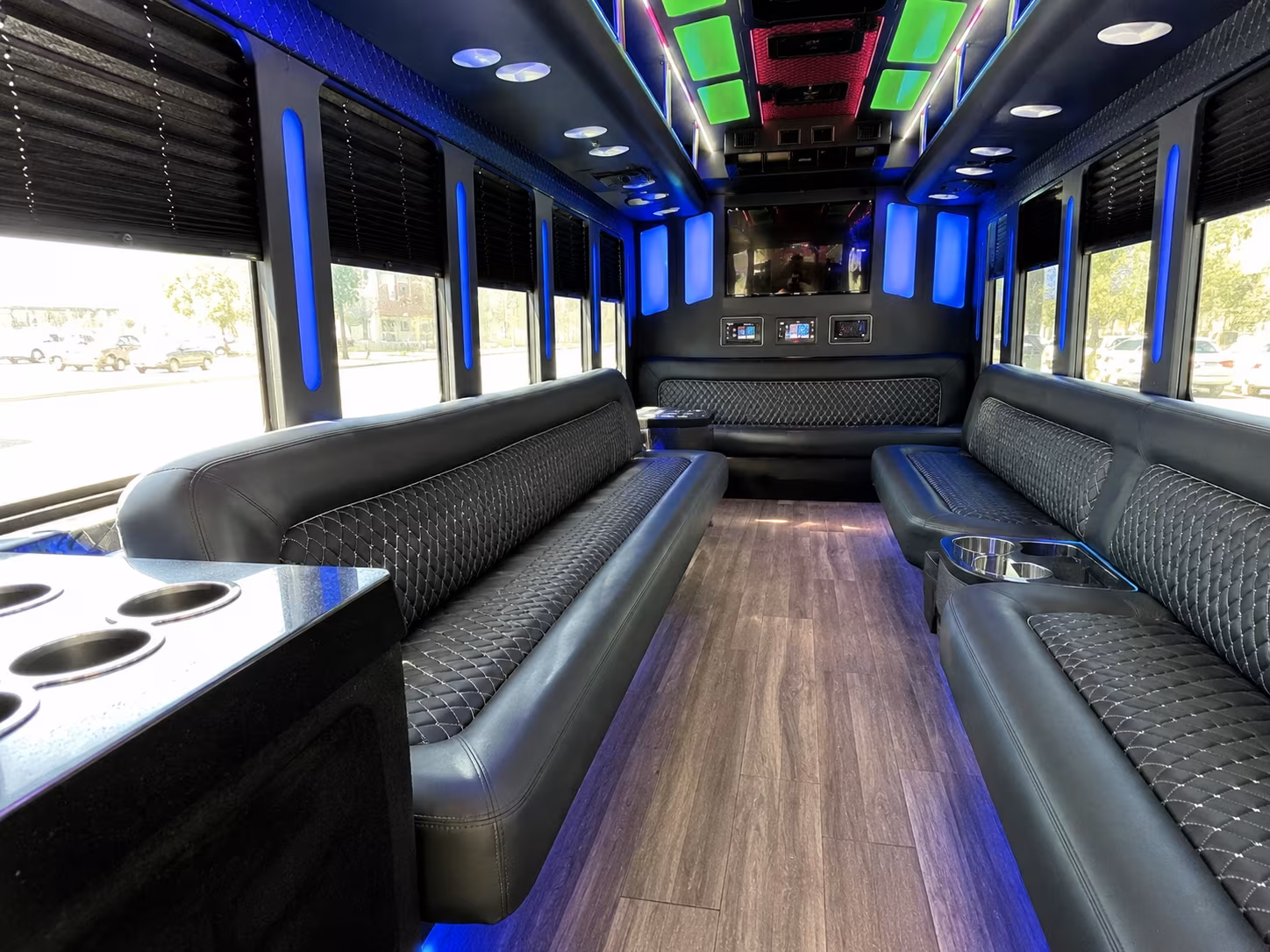 New Orleans Private Event Transportation onboard seating