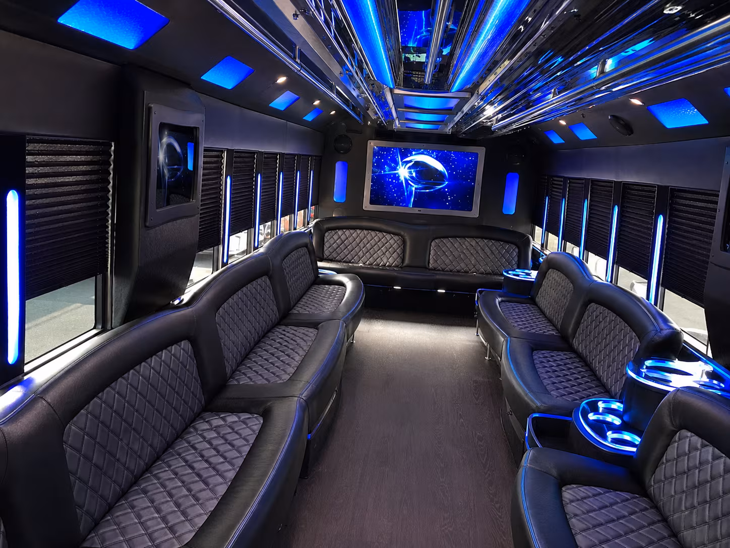 New Orleans Prom & Homecoming Transportation party bus exterior