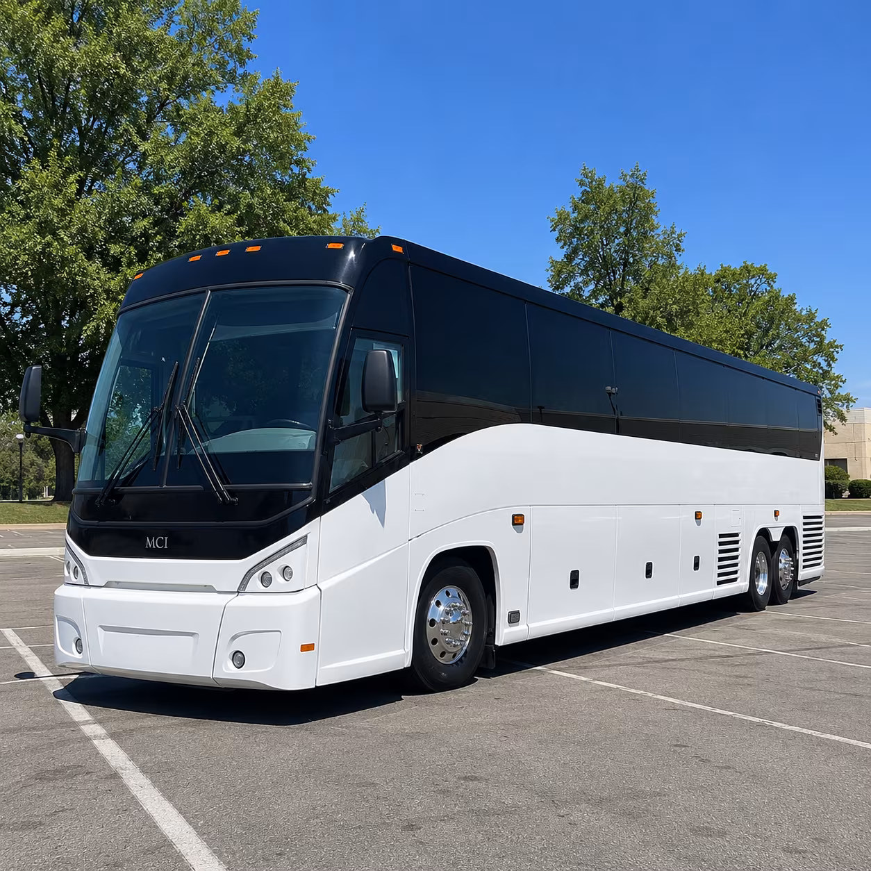 New Orleans School Event Transportation party bus exterior