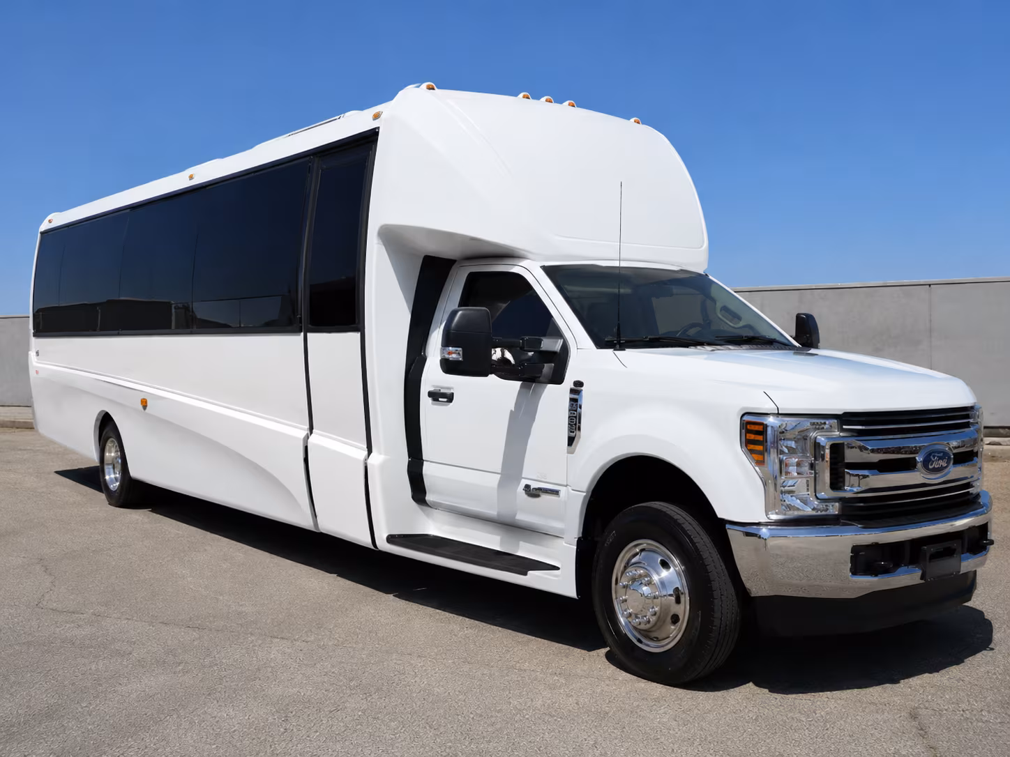 New Orleans School Event Transportation party bus exterior