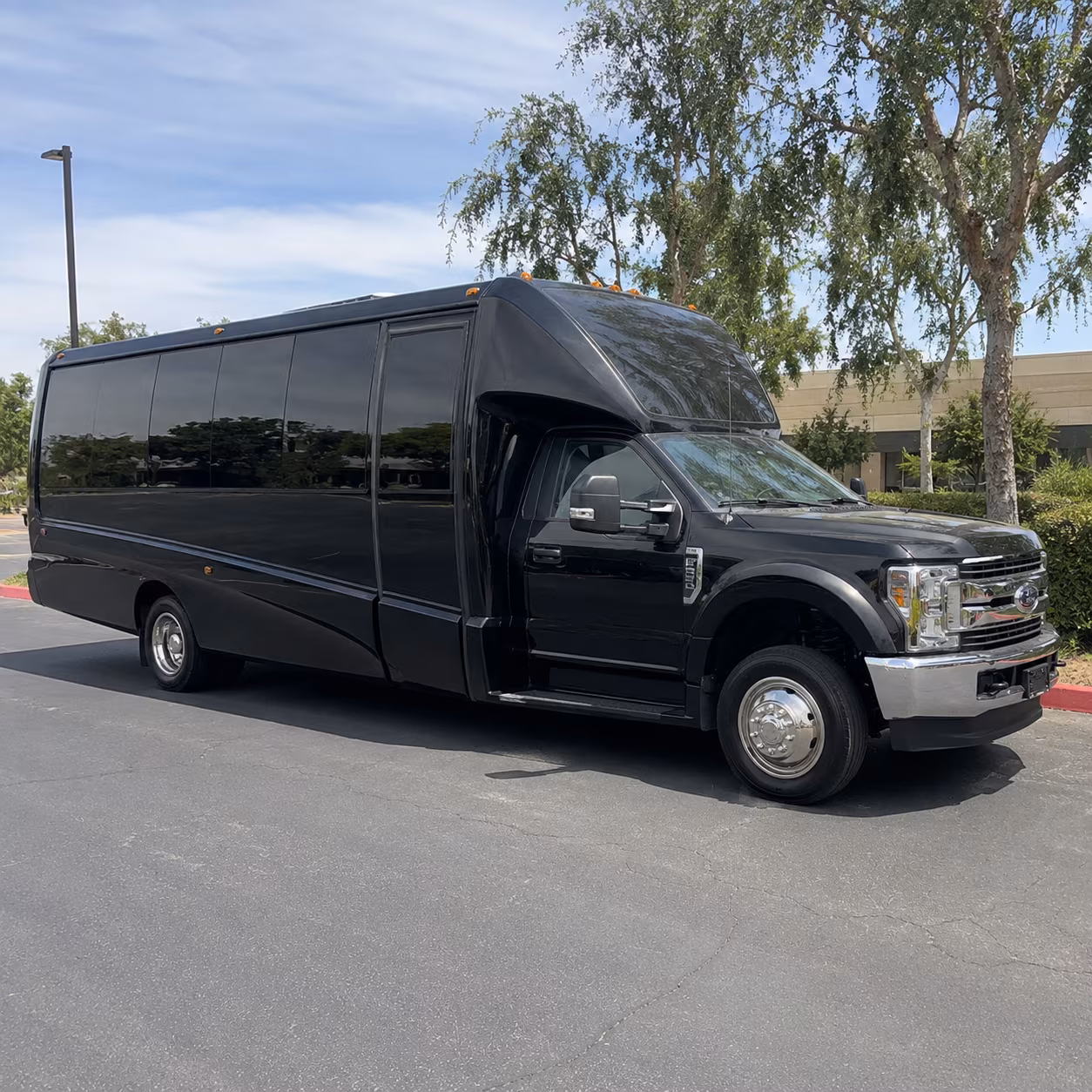New Orleans Sporting Event Transportation party bus exterior