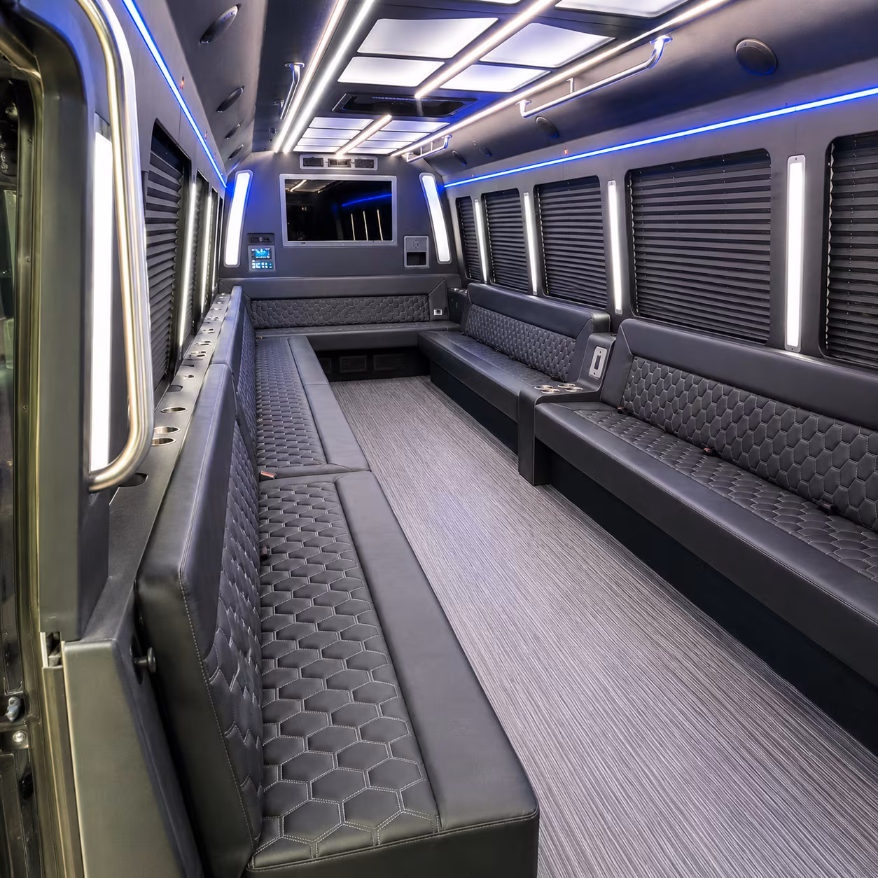 New Orleans Wedding Transportation party bus exterior