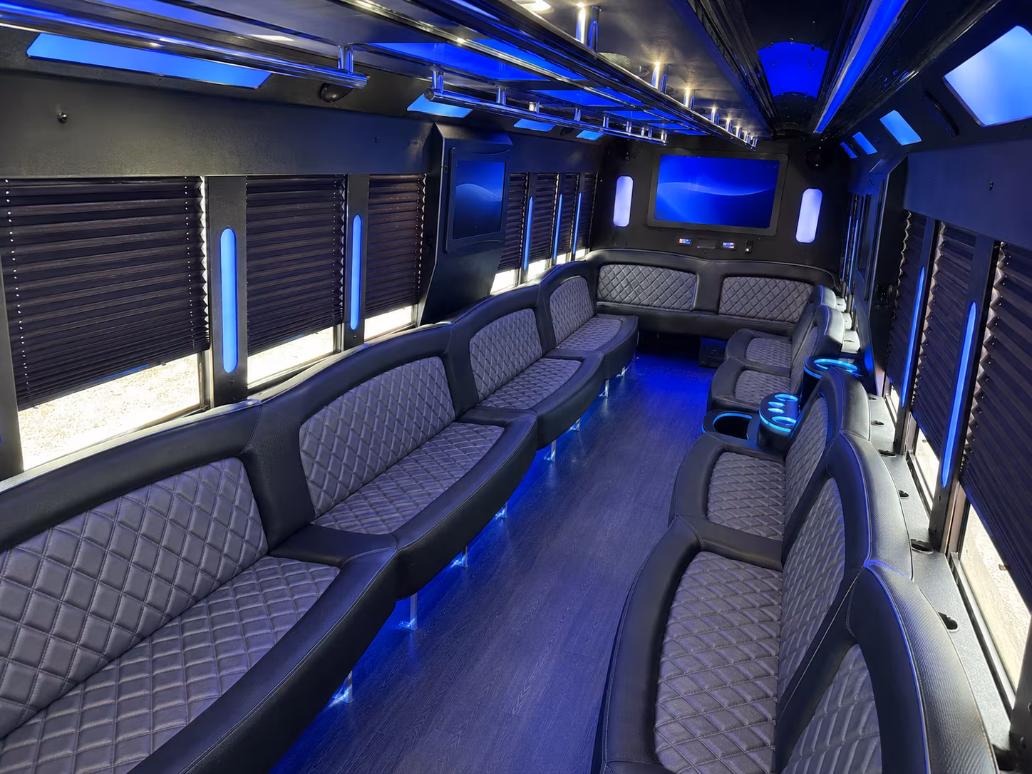 New Orleans Wedding Transportation party bus exterior