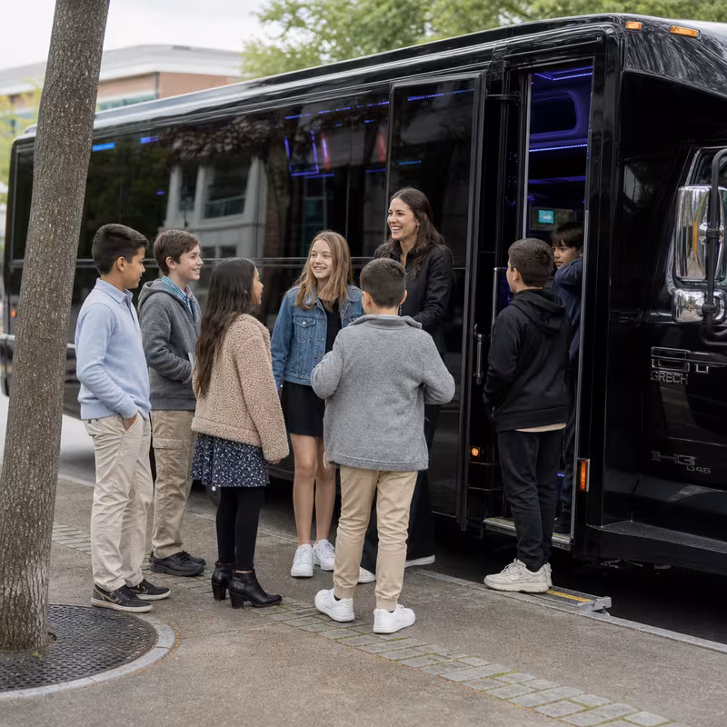New Orleans School Transportation fleet vehicle
