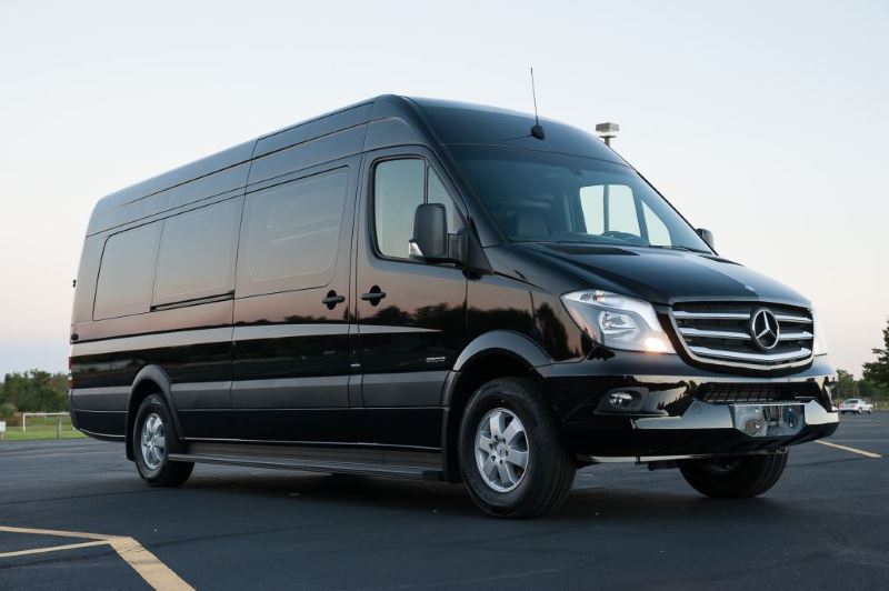 Lake Charles 14 Passenger Sprinter Bus
