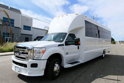 Lake Charles 25 Passenger Limo bus